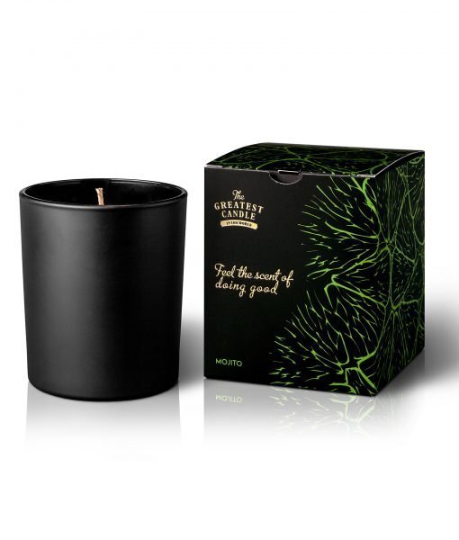 The Greatest Candle Vonná svíčka v černém skle 170 g Mojito