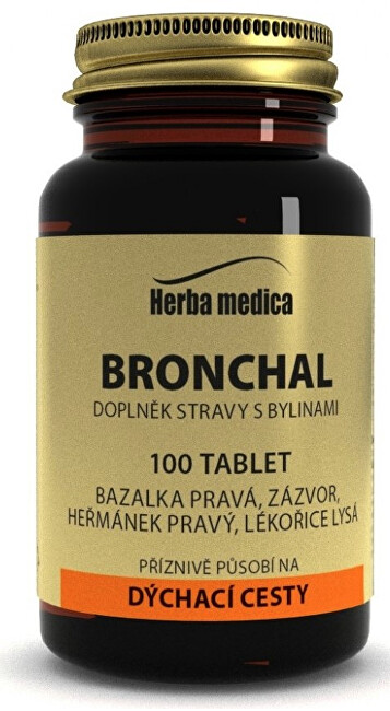 Zobrazit detail výrobku HerbaMedica Bronchal 50g - při nachlazení, kašli 100 tablet Zobrazit detail výrobku HerbaMedica Bronchal 50g - při nachlazení, kašli 100 tablet