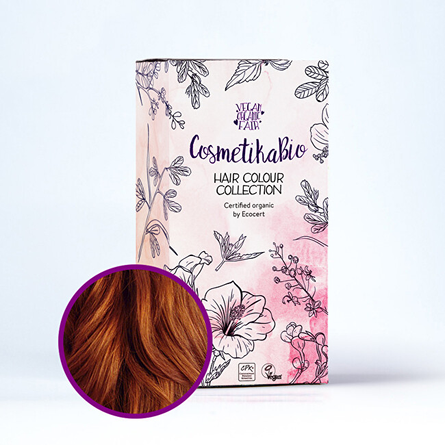 Zobrazit detail výrobku Cosmetikabio Cosmetikabio Hennová barva, měděná hnědá 100 g Zobrazit detail výrobku Cosmetikabio Cosmetikabio Hennová barva, měděná hnědá 100 g