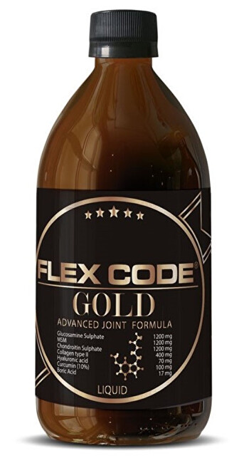 Zobrazit detail výrobku Elanatura Flex Code Gold 500ml - kloubní výživa Zobrazit detail výrobku Elanatura Flex Code Gold 500ml - kloubní výživa