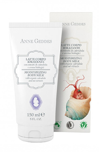 Zobrazit detail výrobku Anne Geddes Hydratační tělové mléko pro děti s měsíčkem a s ovesnými výtažky 150 ml Zobrazit detail výrobku Anne Geddes Hydratační tělové mléko pro děti s měsíčkem a s ovesnými výtažky 150 ml