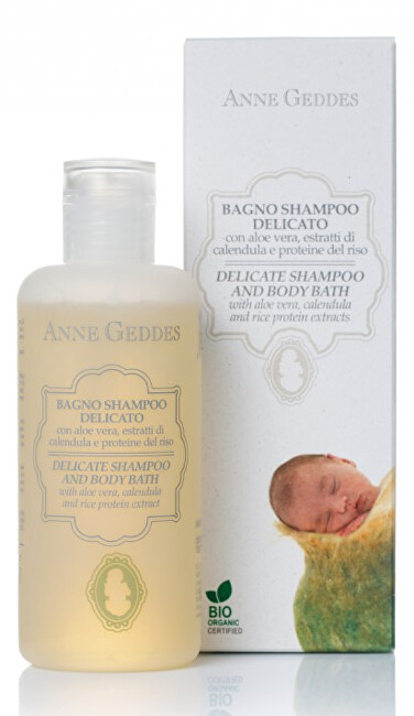 Zobrazit detail výrobku Anne Geddes Jemný dětský vlasový a tělový šampon 250 ml Zobrazit detail výrobku Anne Geddes Jemný dětský vlasový a tělový šampon 250 ml