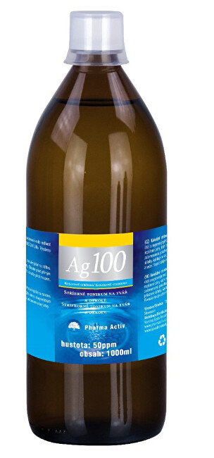 Zobrazit detail výrobku Pharma Activ Koloidní stříbro Ag100 (50ppm) 1000 ml Zobrazit detail výrobku Pharma Activ Koloidní stříbro Ag100 (50ppm) 1000 ml