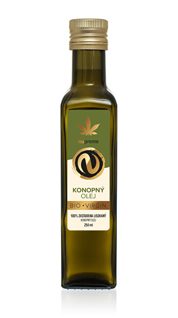 Zobrazit detail výrobku Nupreme Konopný olej 250 ml BIO Zobrazit detail výrobku Nupreme Konopný olej 250 ml BIO