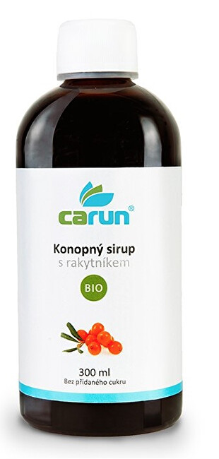 Zobrazit detail výrobku CARUN Konopný sirup s rakytníkem BIO 300 ml Zobrazit detail výrobku CARUN Konopný sirup s rakytníkem BIO 300 ml