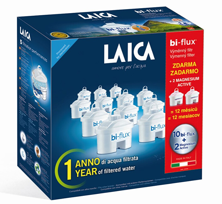 Zobrazit detail výrobku Laica Laica F12SES0 Bi-flux filtr 10ks + 2 ks Magnesiumactive Zobrazit detail výrobku Laica Laica F12SES0 Bi-flux filtr 10ks + 2 ks Magnesiumactive