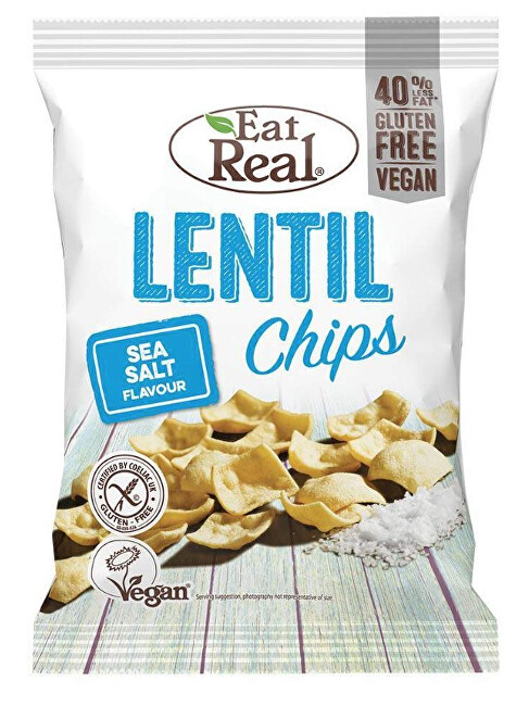 Zobrazit detail výrobku Eat Real Lentil Sea Salt 40 g Zobrazit detail výrobku Eat Real Lentil Sea Salt 40 g