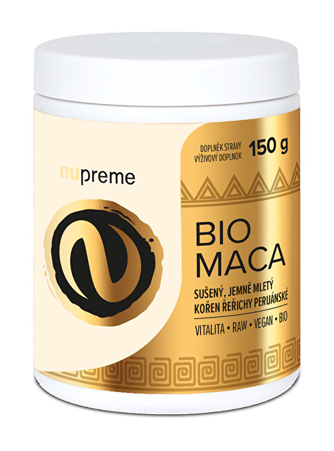 Zobrazit detail výrobku Nupreme Maca 150 g BIO NUPREME Zobrazit detail výrobku Nupreme Maca 150 g BIO NUPREME