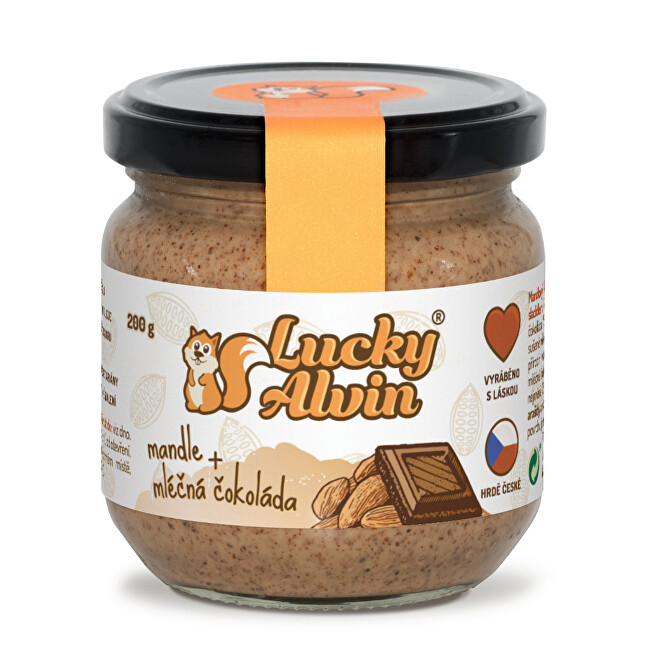 Zobrazit detail výrobku Lucky Alvin Mandle + mléčná čokoláda 200 g Zobrazit detail výrobku Lucky Alvin Mandle + mléčná čokoláda 200 g