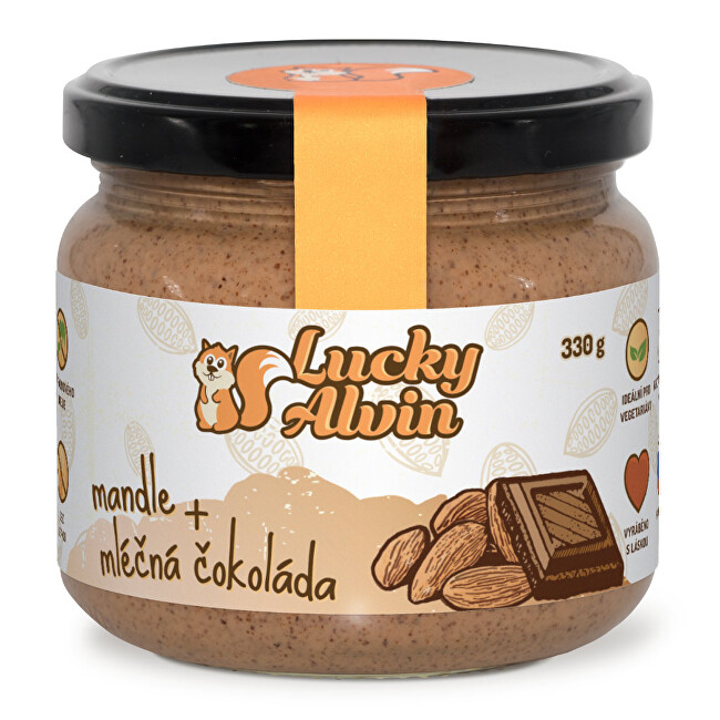 Zobrazit detail výrobku Lucky Alvin Mandle + mléčná čokoláda 330 g Zobrazit detail výrobku Lucky Alvin Mandle + mléčná čokoláda 330 g