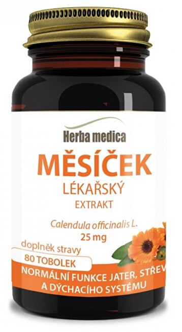 Zobrazit detail výrobku HerbaMedica Měsíček lekařský - 80 tobolek Zobrazit detail výrobku HerbaMedica Měsíček lekařský - 80 tobolek