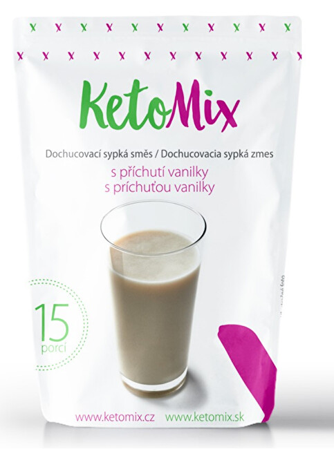 Zobrazit detail výrobku KetoMix Příchuť ke koktejlu - vanilka 45g Zobrazit detail výrobku KetoMix Příchuť ke koktejlu - vanilka 45g