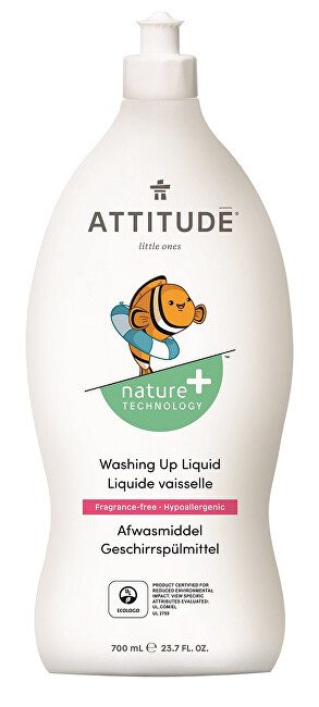 Zobrazit detail výrobku ATTITUDE Nature+ Prostředek na mytí nádobí ATTITUDE pro děti bez vůně 700 ml Zobrazit detail výrobku ATTITUDE Nature+ Prostředek na mytí nádobí ATTITUDE pro děti bez vůně 700 ml