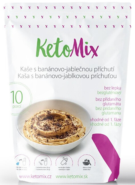 Zobrazit detail výrobku KetoMix Proteinová kaše 280 g Zobrazit detail výrobku KetoMix Proteinová kaše 280 g