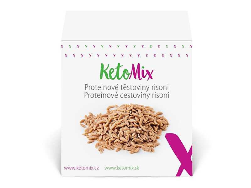 Zobrazit detail výrobku KetoMix Proteinové těstoviny risoni (10 porcí) Zobrazit detail výrobku KetoMix Proteinové těstoviny risoni (10 porcí)