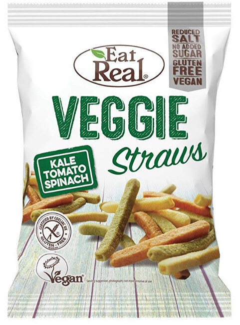 Zobrazit detail výrobku Eat Real Veggie Straws Kids 20 g Zobrazit detail výrobku Eat Real Veggie Straws Kids 20 g