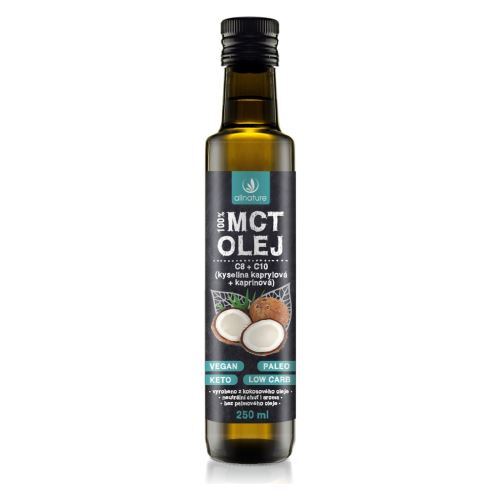 Zobrazit detail výrobku Allnature MCT olej 250 ml Zobrazit detail výrobku Allnature MCT olej 250 ml