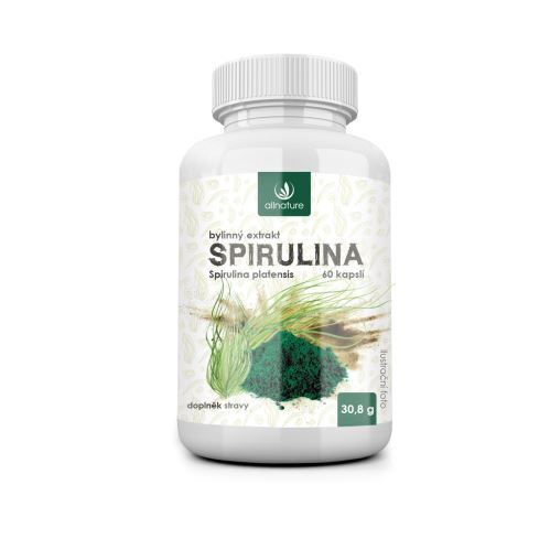 Zobrazit detail výrobku Allnature Spirulina bylinný extrakt 60 kapslí Zobrazit detail výrobku Allnature Spirulina bylinný extrakt 60 kapslí