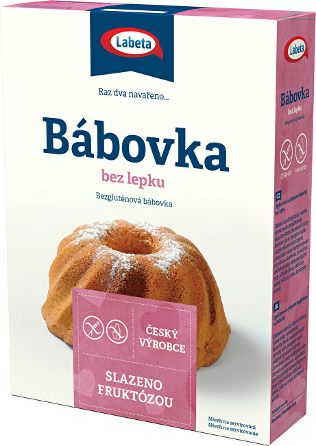 Zobrazit detail výrobku LABETA A.S. Bábovka bez lepku 400 g Zobrazit detail výrobku LABETA A.S. Bábovka bez lepku 400 g
