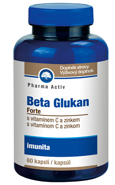 Zobrazit detail výrobku Pharma Activ Beta Glukan Forte, 60 kapslí Zobrazit detail výrobku Pharma Activ Beta Glukan Forte, 60 kapslí