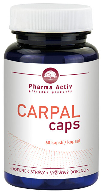 Zobrazit detail výrobku Pharma Activ Carpal caps 60 kapslí Zobrazit detail výrobku Pharma Activ Carpal caps 60 kapslí