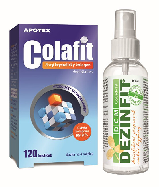 Zobrazit detail výrobku Apotex COLAFIT 120 kostiček + dezinfekce 100 ml Zobrazit detail výrobku Apotex COLAFIT 120 kostiček + dezinfekce 100 ml