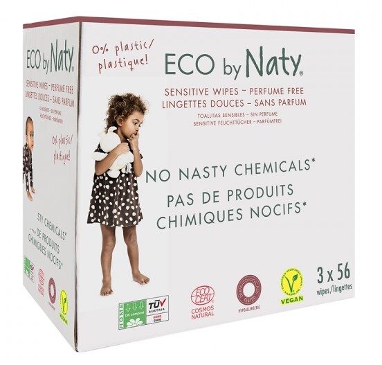 Zobrazit detail výrobku Naty Nature Babycare dětské vlhčené ubrousky 3 x 56 ks Zobrazit detail výrobku Naty Nature Babycare dětské vlhčené ubrousky 3 x 56 ks