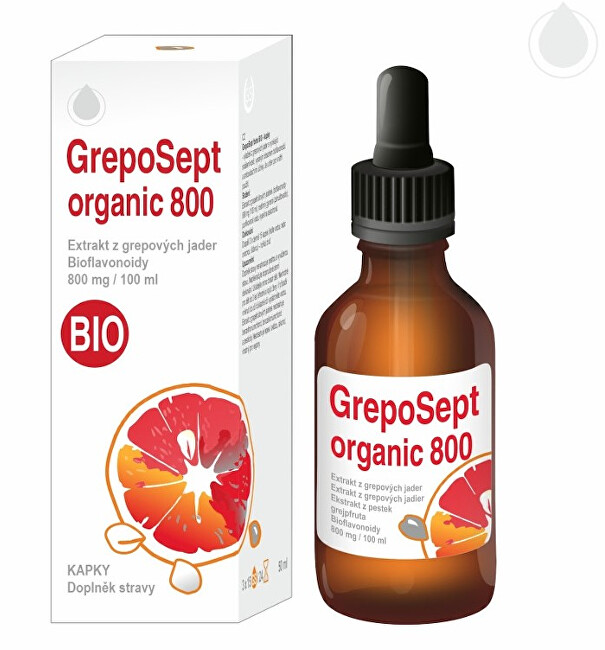 Zobrazit detail výrobku OVONEX s.r.o. GrepoSept ORGANIC 800 25 ml Zobrazit detail výrobku OVONEX s.r.o. GrepoSept ORGANIC 800 25 ml