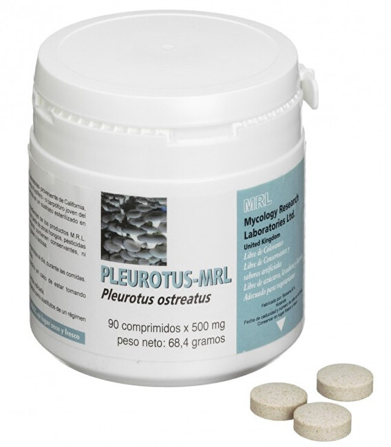 Zobrazit detail výrobku MRL Hlíva ustřičná (Pleurotus), 90 tablet Zobrazit detail výrobku MRL Hlíva ustřičná (Pleurotus), 90 tablet