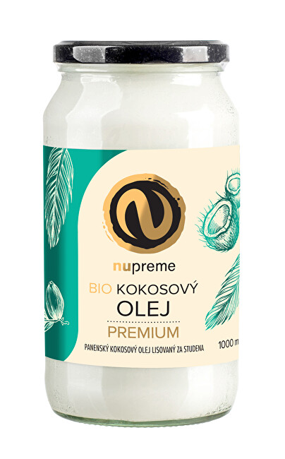 Zobrazit detail výrobku Nupreme Kokosový olej 1000 ml BIO Zobrazit detail výrobku Nupreme Kokosový olej 1000 ml BIO