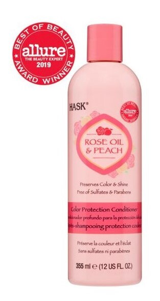 Zobrazit detail výrobku Hask Kondicionér pro barvené vlasy - růž.olej-broskev 355 ml Zobrazit detail výrobku Hask Kondicionér pro barvené vlasy - růž.olej-broskev 355 ml