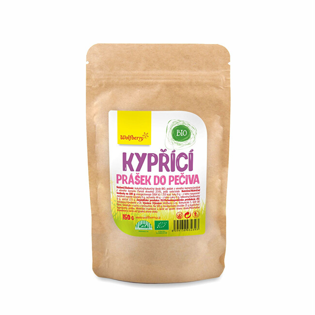 Zobrazit detail výrobku Wolfberry Kypřící prášek do pečiva BIO 150 g Zobrazit detail výrobku Wolfberry Kypřící prášek do pečiva BIO 150 g