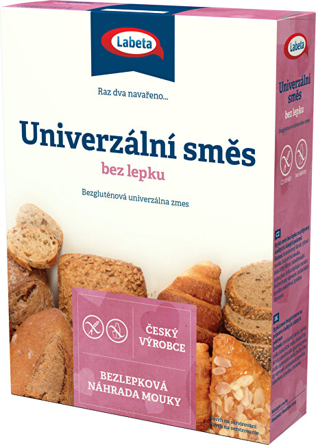 Zobrazit detail výrobku LABETA A.S. Univerzální směs bez lepku 550 g Zobrazit detail výrobku LABETA A.S. Univerzální směs bez lepku 550 g