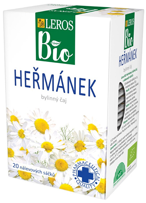 Zobrazit detail výrobku LEROS BIO Heřmánek 20 x 1 g Zobrazit detail výrobku LEROS BIO Heřmánek 20 x 1 g