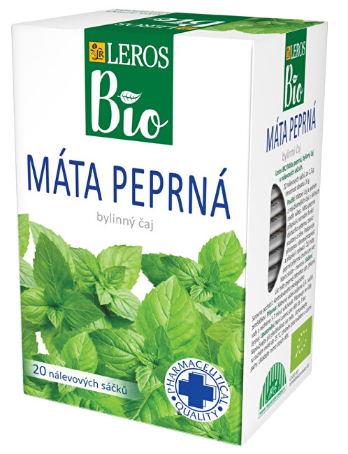 Zobrazit detail výrobku LEROS BIO Máta peprná 20 x 1,3 g Zobrazit detail výrobku LEROS BIO Máta peprná 20 x 1,3 g