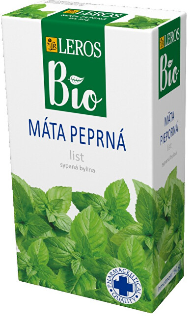 Zobrazit detail výrobku LEROS BIO Máta peprná list 50 g Zobrazit detail výrobku LEROS BIO Máta peprná list 50 g