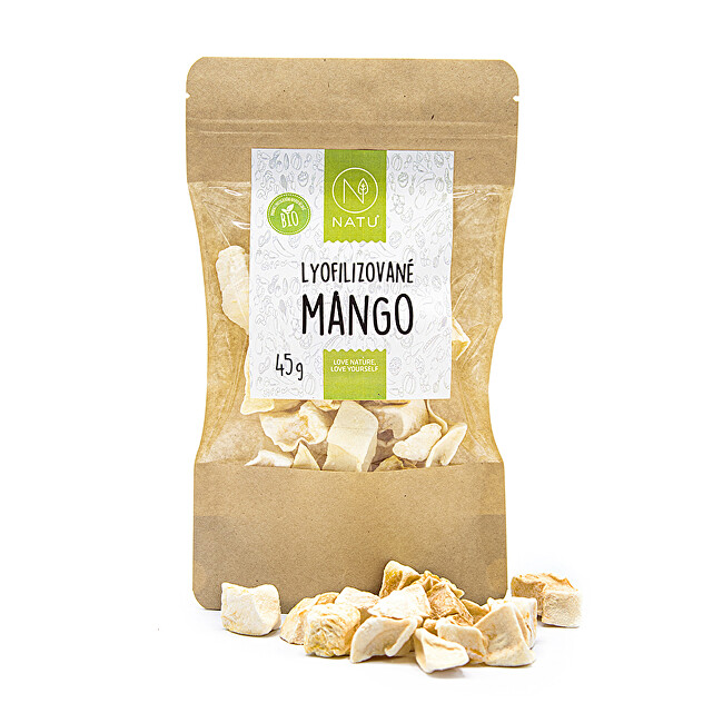 Zobrazit detail výrobku Natu Lyofilizované mango BIO 45g Zobrazit detail výrobku Natu Lyofilizované mango BIO 45g
