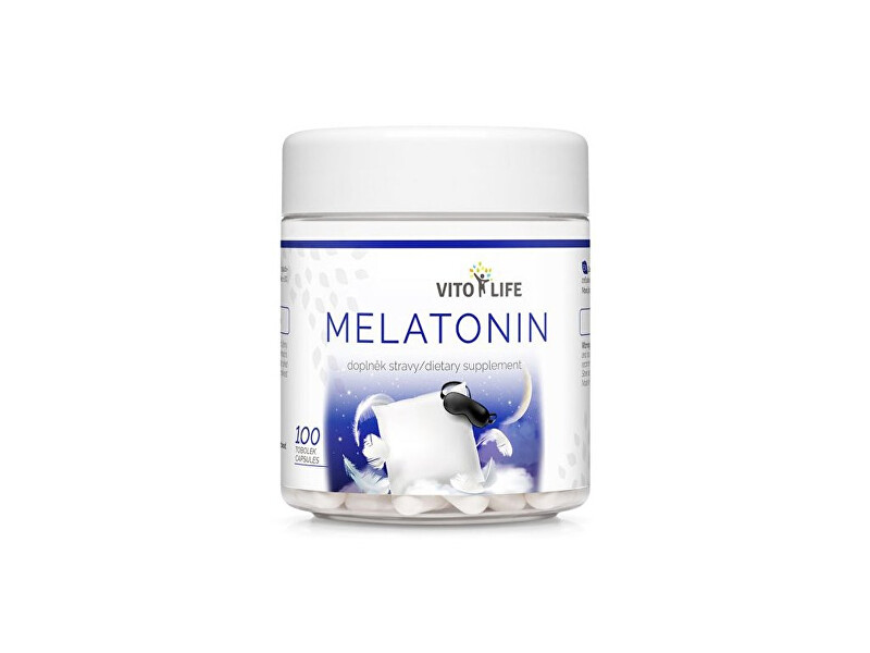 Zobrazit detail výrobku Vito life Melatonin, 100 tobolek Zobrazit detail výrobku Vito life Melatonin, 100 tobolek