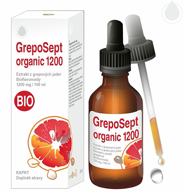 Zobrazit detail výrobku OVONEX s.r.o. GrepoSept ORGANIC 1200 25 ml Zobrazit detail výrobku OVONEX s.r.o. GrepoSept ORGANIC 1200 25 ml