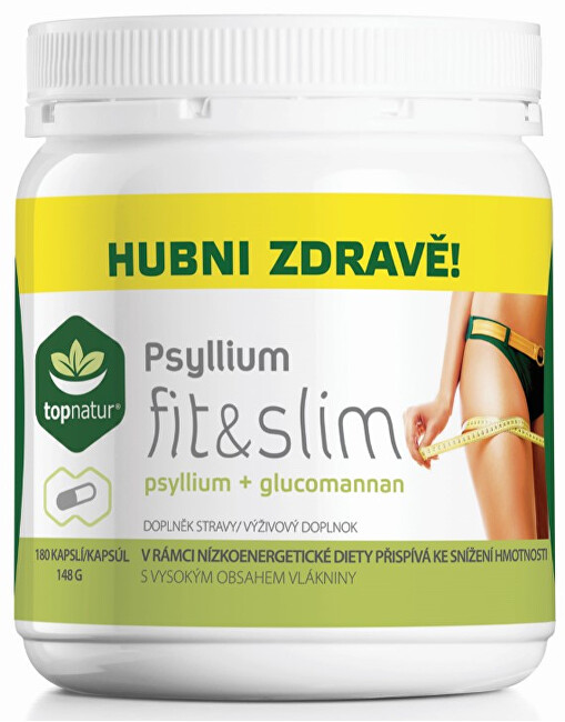 Zobrazit detail výrobku Topnatur Psyllium Fit&Slim 180 kapslí Zobrazit detail výrobku Topnatur Psyllium Fit&Slim 180 kapslí