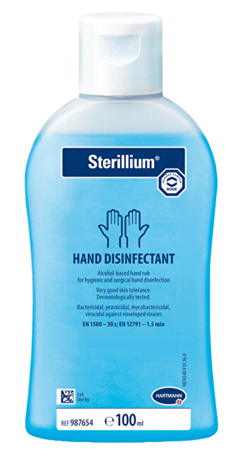 Zobrazit detail výrobku Hartmann Sterillium 100 ml širokospektrální dezinfekce rukou Zobrazit detail výrobku Hartmann Sterillium 100 ml širokospektrální dezinfekce rukou