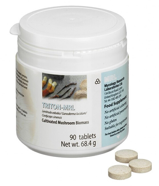 Zobrazit detail výrobku MRL Triton - Cordyceps + Reishi + Shiitake, 90 tablet Zobrazit detail výrobku MRL Triton - Cordyceps + Reishi + Shiitake, 90 tablet