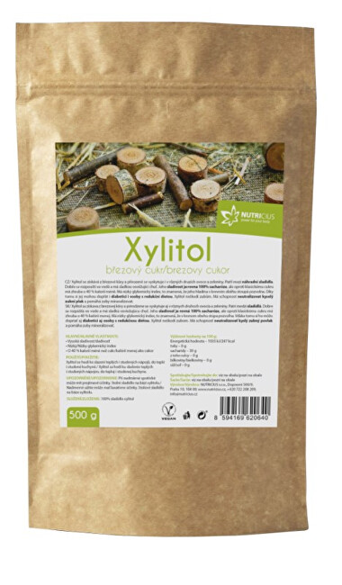 Zobrazit detail výrobku Nutricius Xylitol - Březový cukr 500 g Zobrazit detail výrobku Nutricius Xylitol - Březový cukr 500 g