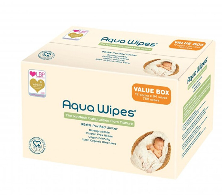 Zobrazit detail výrobku Aqua Wipes EKO dětské vlhčené ubrousky, 12 x 12 ks Zobrazit detail výrobku Aqua Wipes EKO dětské vlhčené ubrousky, 12 x 12 ks