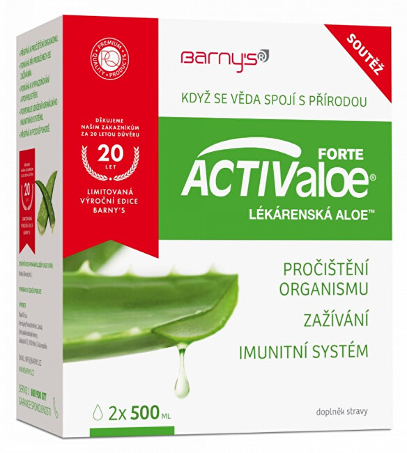 Zobrazit detail výrobku Barny´s ACTIValoe limitovaná edice 2 x 500 ml Zobrazit detail výrobku Barny´s ACTIValoe limitovaná edice 2 x 500 ml