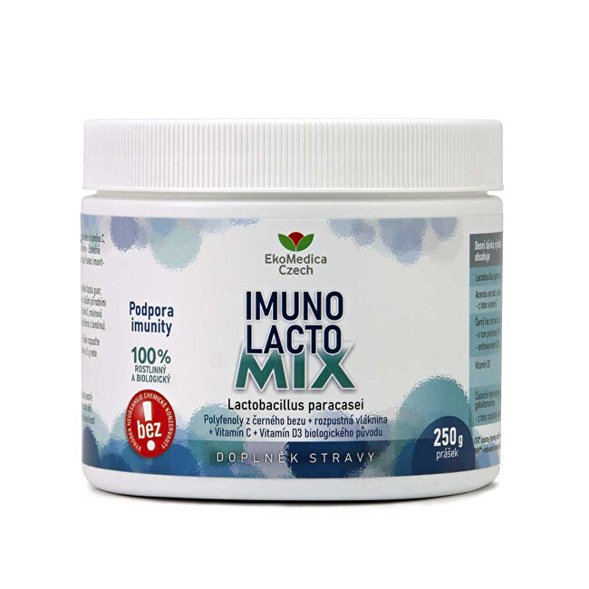 Zobrazit detail výrobku EkoMedica Czech IMUNO LACTOMIX 250 g Zobrazit detail výrobku EkoMedica Czech IMUNO LACTOMIX 250 g