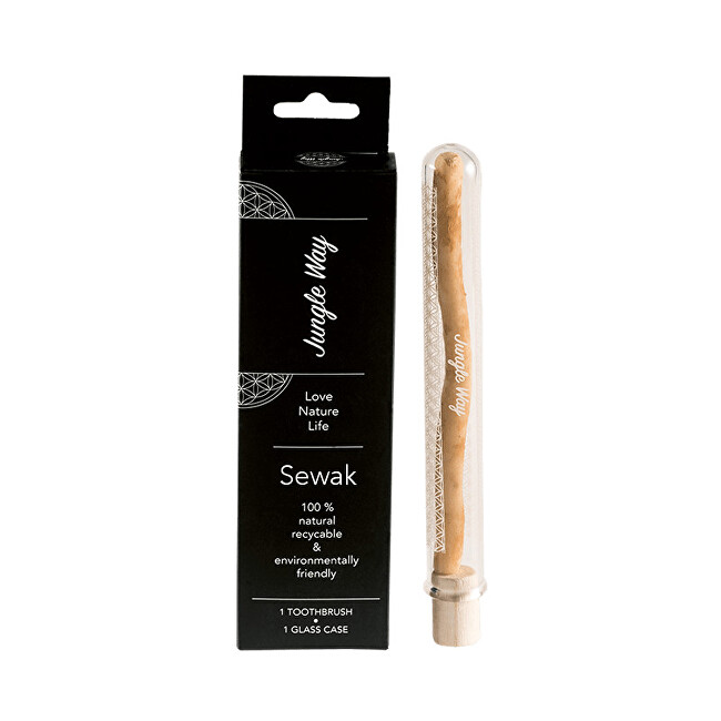 Zobrazit detail výrobku Jungle Way Zubní kartáček Sewak se skleněným pouzdrem Zobrazit detail výrobku Jungle Way Zubní kartáček Sewak se skleněným pouzdrem
