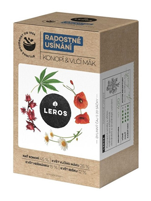 Zobrazit detail výrobku LEROS Radostné usinání - konopí, vlči mák 20 x 1 g Zobrazit detail výrobku LEROS Radostné usinání - konopí, vlči mák 20 x 1 g