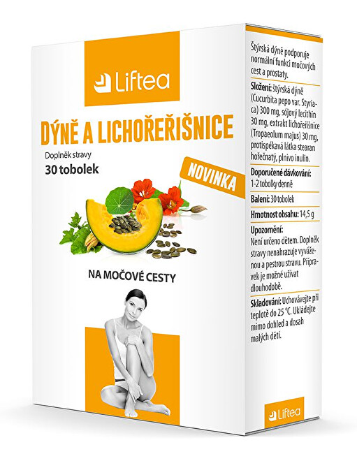 Zobrazit detail výrobku Liftea Dýně a lichořeřišnice 30 tobolek Zobrazit detail výrobku Liftea Dýně a lichořeřišnice 30 tobolek