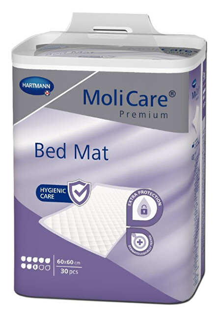 Zobrazit detail výrobku MoliCare Podložky MoliCare Bed Mat 8 kapek 60 x 60 30 ks Zobrazit detail výrobku MoliCare Podložky MoliCare Bed Mat 8 kapek 60 x 60 30 ks